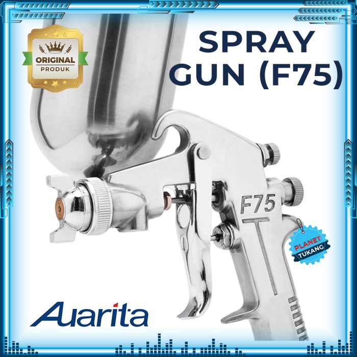 Spray Spray Gun Auarita F75 G Tabung Atas F-75 Original 400Ml