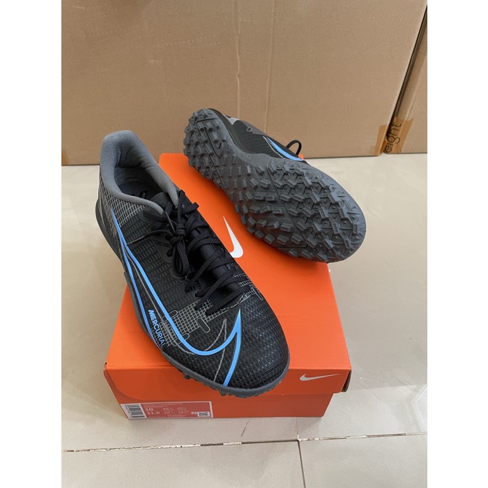 SEPATU FUTSAL NIKE MERCURIAL PAVOR 14 ACADEMY TURF BLACK LIST BLUE
