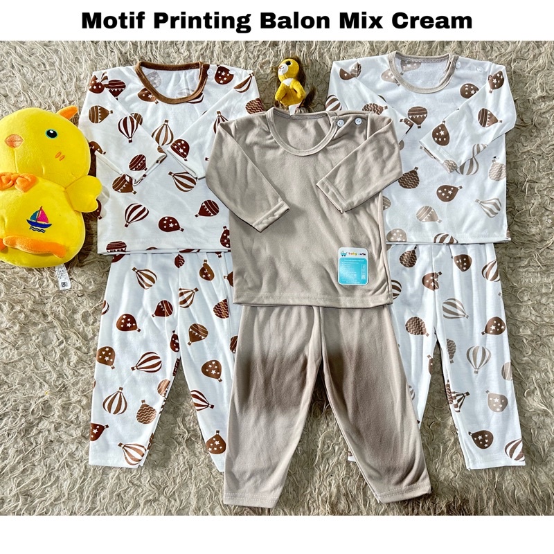 Stelan Oblong bayi panjang  baju celana SNI per 3 stel atau 1 stel SNI promo 9.9