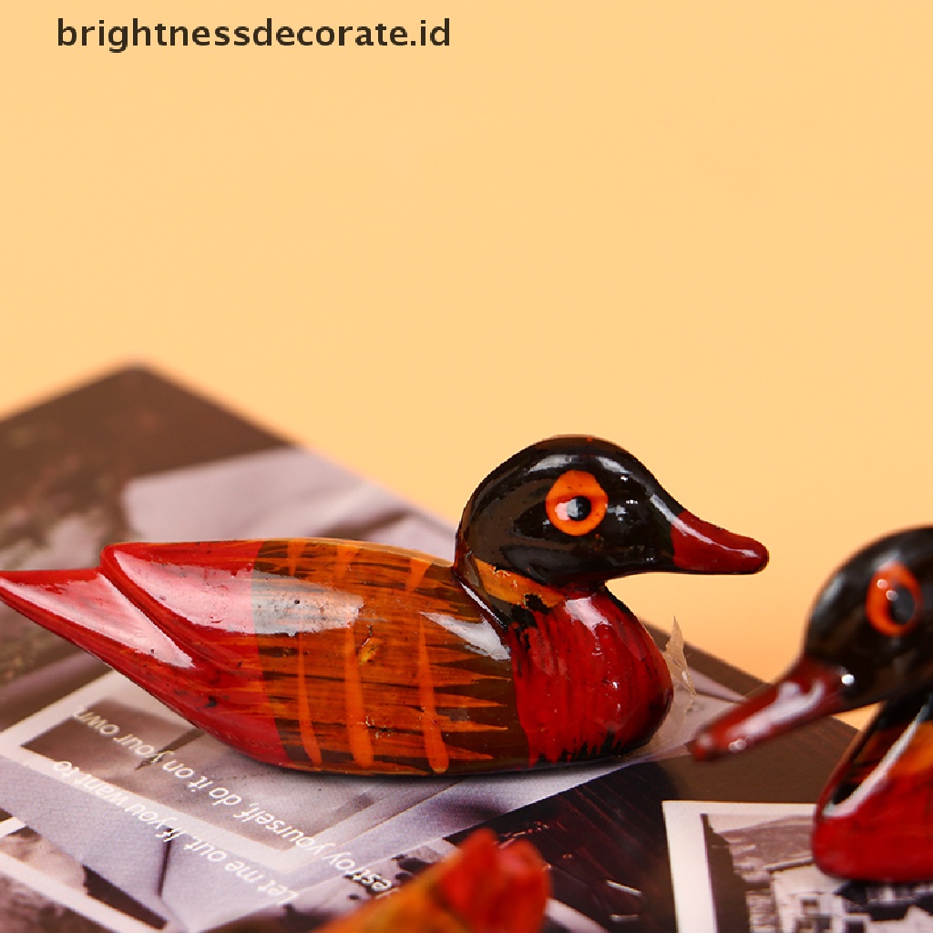 [Birth] 2pcs Holder Sumpit Bebek Mandarin Sepasang Resin Vintage Untuk Dekorasi Rumah [ID]