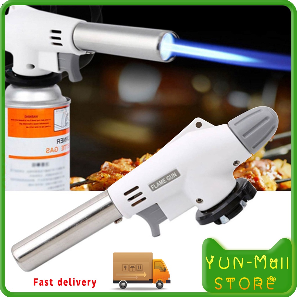 YUN Mall  FLAME GUN BBQ BLOW TORCH PORTABLE GAS TORCH OTOMATIS