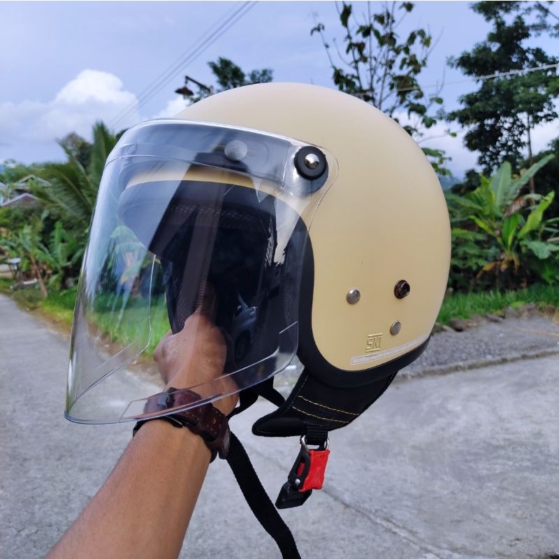 HELM CLASSIC KACA DATAR SNI
