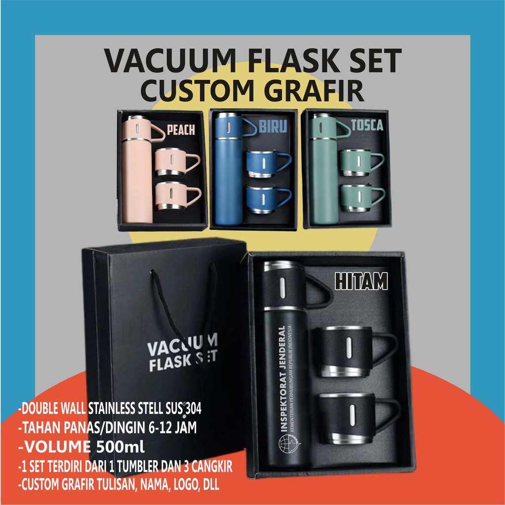 Vacuum Flask Set, Vacuum Flask Termos, Vacuum Flask Thermos, Vacuum Flask Set Custom, Tumbler Vacuum