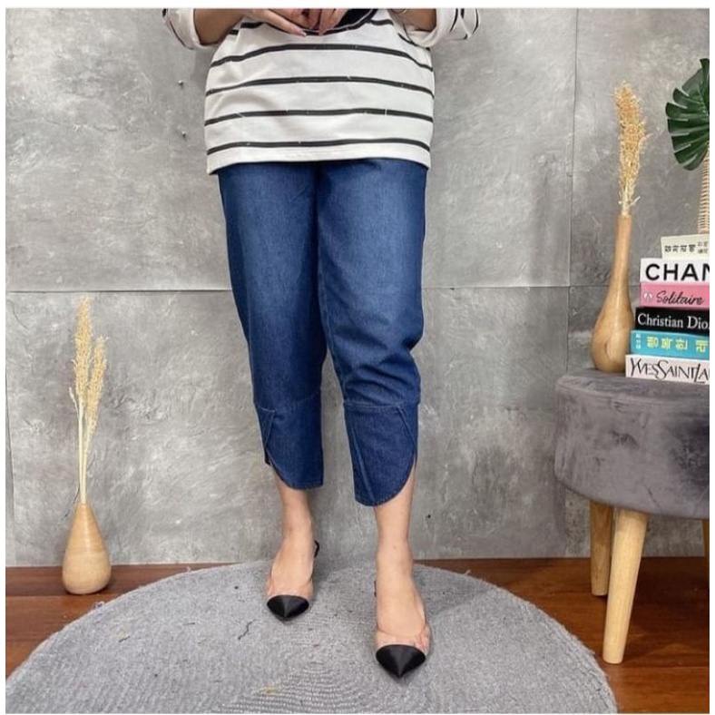 KOBE PANTS | Celana Jeans Wanita Jumbo Terbaru Model Tulip Fit to XL