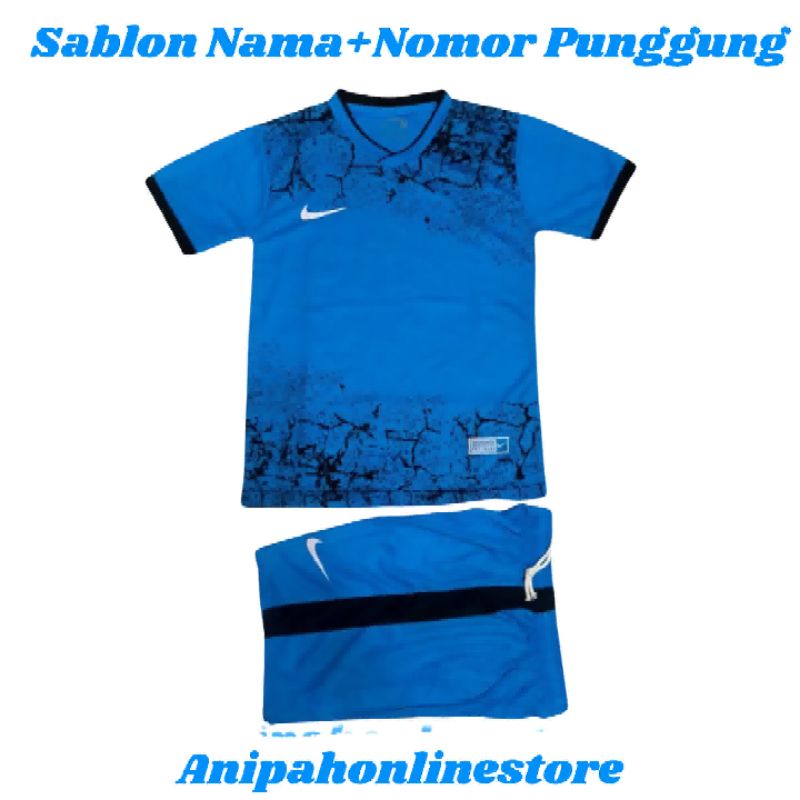 Free sablon nama+nomor punggung /Baju bola anak anak, kaos futsal anak laki laki perempuan terbaru