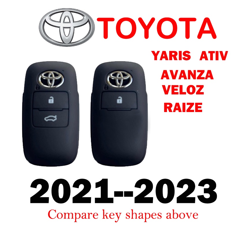 Cover Kunci Mobil Toyota Raize Veloz AVANZA YARIS ATIV 2022-2023