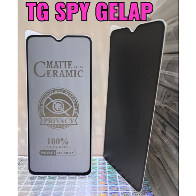 Tempered Glass Anti-Spy Samsung A20, A22 4G, A30, A30S, A31 2020, A32 4G, A33, A50, A50S, M10S, M20S, M21, M21S, M22, M30, M31, M32, A02, A02S, A03, A03S, A04, A04E, A04S Pelindung Layar Handphone , Tipe Pengaman Layar Depan