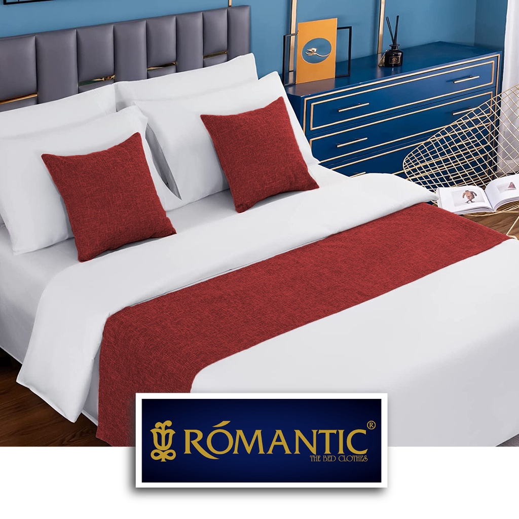 Bed Runner / Selendang kasur Red Wood by ROMANTIC standard Hotel minimalis