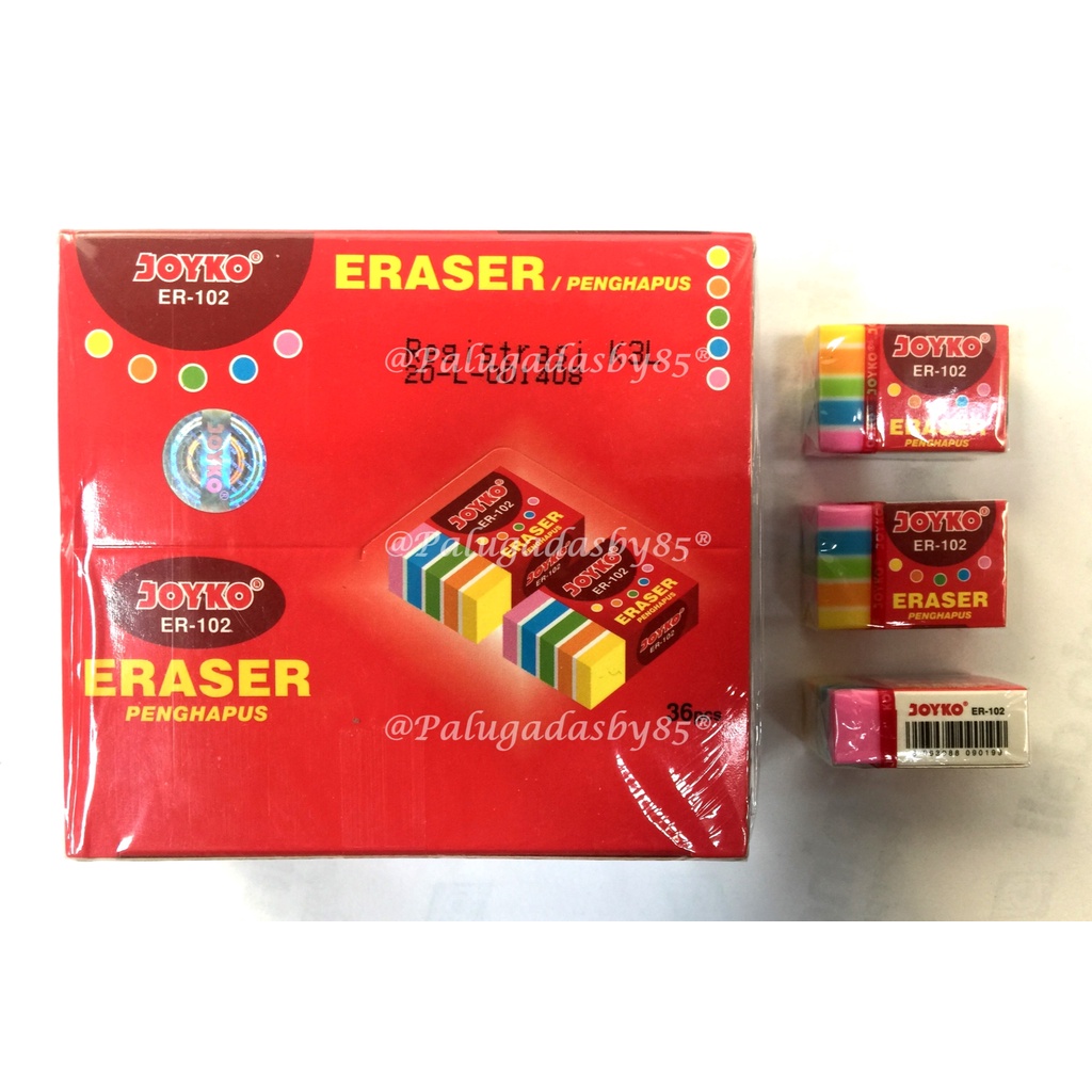 

(1 Biji) GROSIR Penghapus JOYKO ER-102 / Eraser Penghapus Joyko ER-102 / Eraser Joyko ER-102 / Joyko ER 102 / Joyko ER102