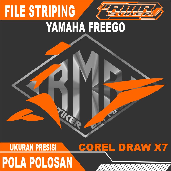 Pola File / Mentahan Striping Yamaha Freego