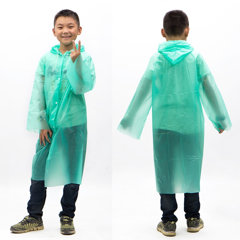 Jas Hujan Anak Raincoat PEVA Ringan Tipis Praktis