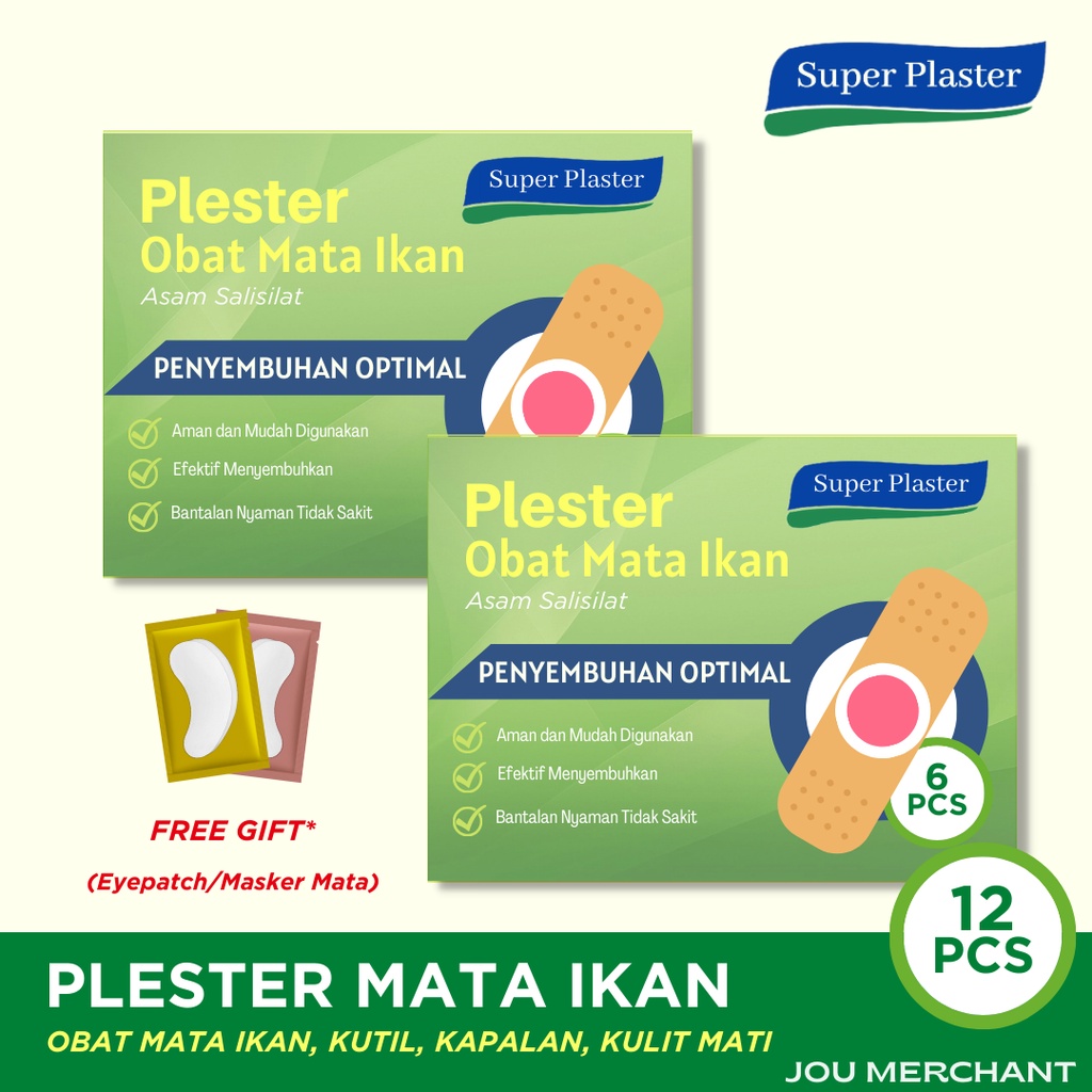 Plester Kutil dan Mata Ikan Paket 12 PCS Pemakaian Maksimal Foot Corn Remover / Callusol / Callus / Kapalan