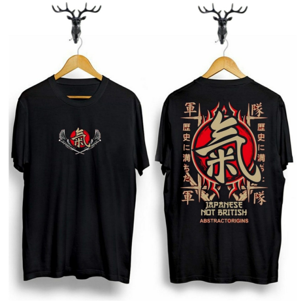 KAOS T-SHIRT { COD } / KAOS DISTRO SAMURAI / BAJU KAOS SAMURAI ANGIN HITAM / BAJU KAOS TERBARU PRIA 
