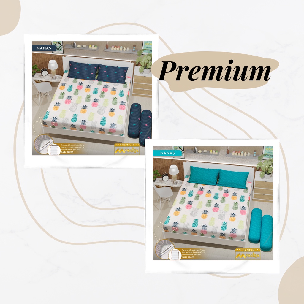 Monalisa Premium Sprei Uk 160/180 - Dewasa