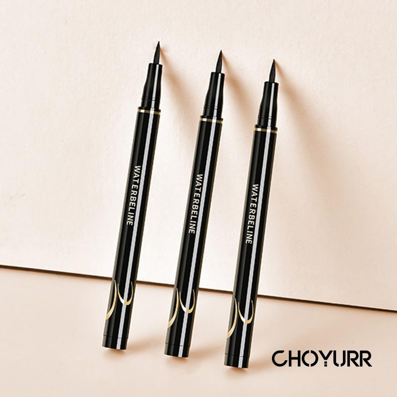 【COD】Eyeliner Waterproof Eyeliner Pen Pencil Pensil Tahan Lama Hitam Makeup Quick Dry  Long Lasting Smooth No Smudge Cosmetics-CH