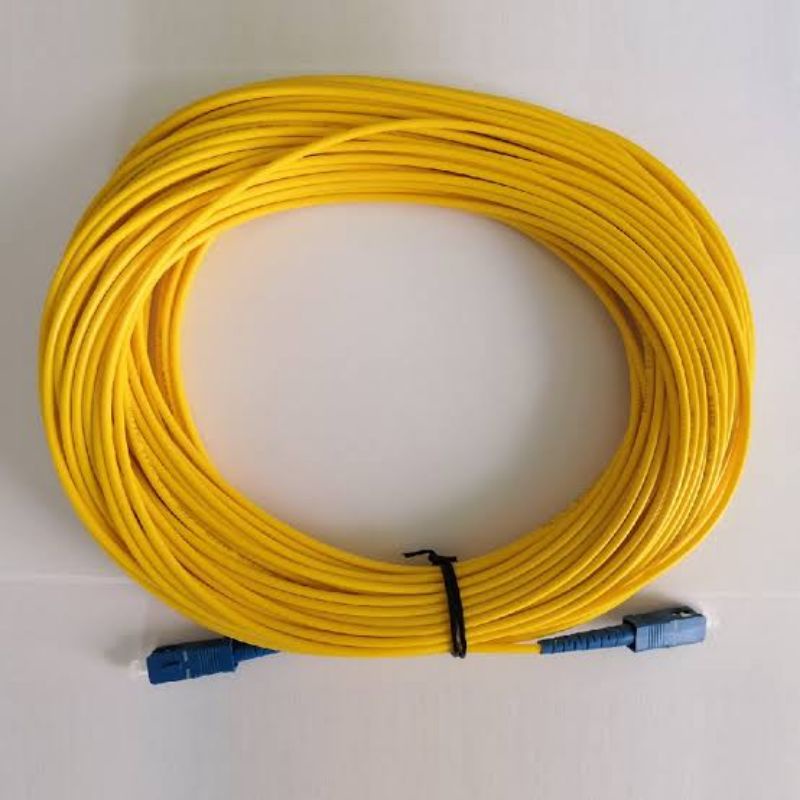 30m PatchCord SC Upc - SC Upc Fiber Optic Patch Cord SC-SC Core Simplex