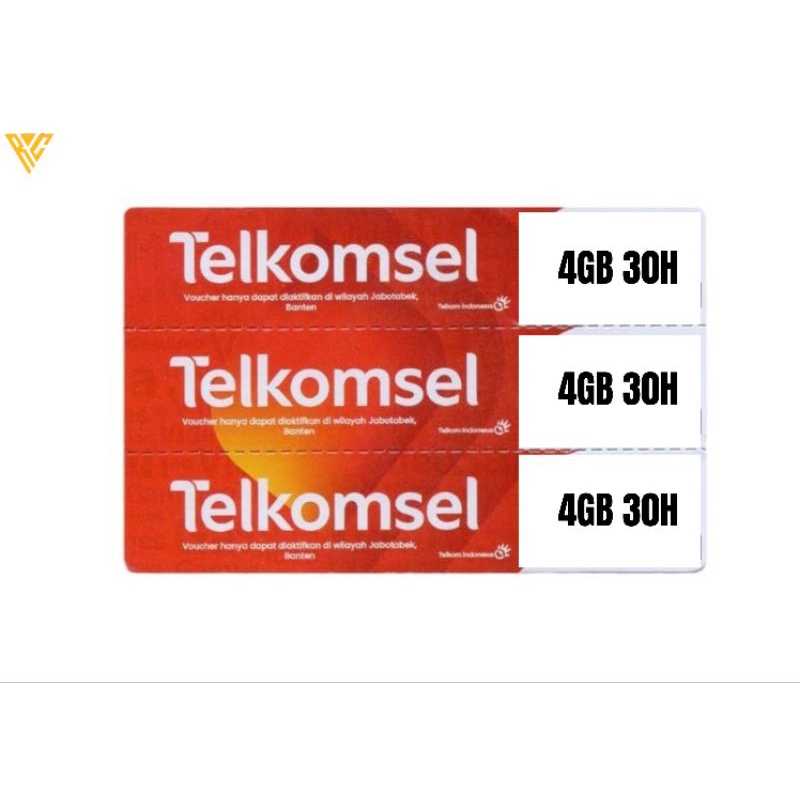 Voucher Telkomsel 4GB JATENG & DIY (31/08/2023)
