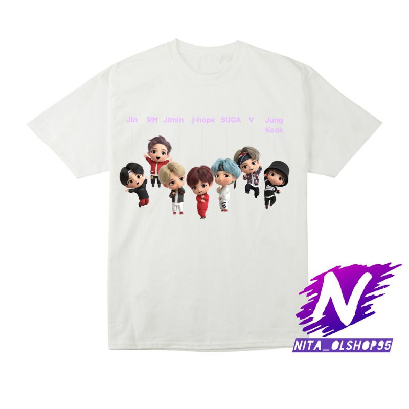 kaos anak tinytan bts baju tinytan