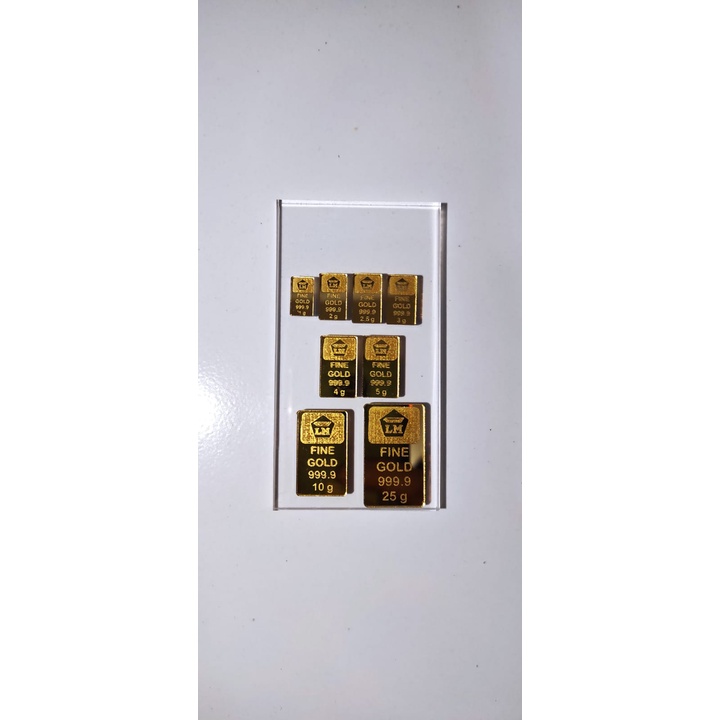 Replika Emas Bahan Akrilik Mirror Gold