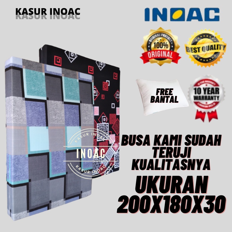 inoac kasur Busa Ukuran 200x180x30 Cm Busa Garansi 10 tahun