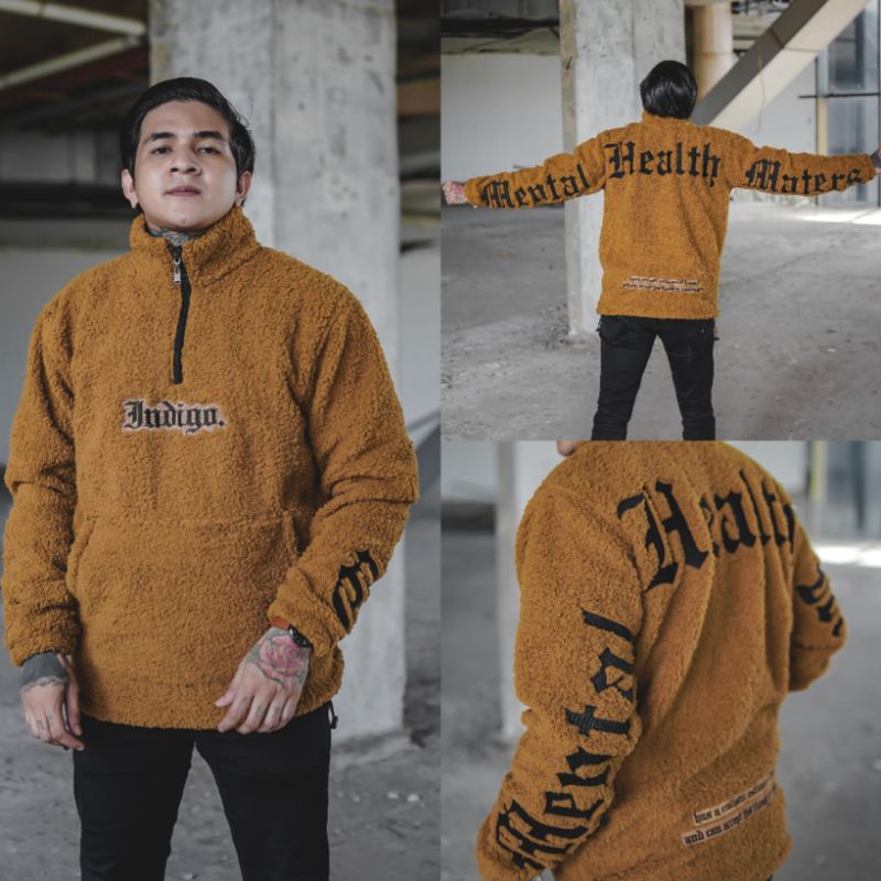 SHERPA JAKET - JAKET BULU FULL BORDIR - JAKET PRIA