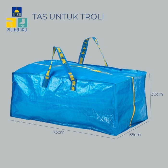 Labag Tas Troli Besar Utk Belanja/Groceries Bag/Laundry Bag/Shopping Bag