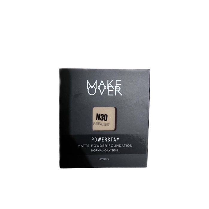 MAKE OVER POWERSTAY MATTE POWDER FOUNDATION REFILL 3.7 GRAM NORMAL OILY SKIN BEDAK MAKEOVER POWWERST