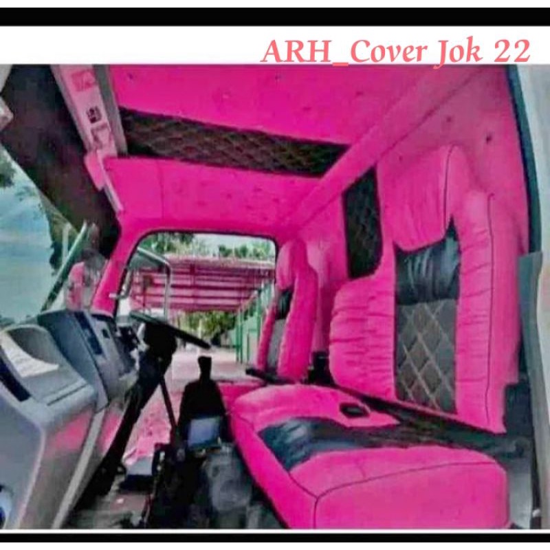 Sarung jok + plafon + kabin belakang jok truk