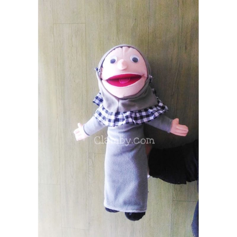 Boneka Tangan Muppet Santri Muslim Putri | Boneka Edukasi Karakter Muslim