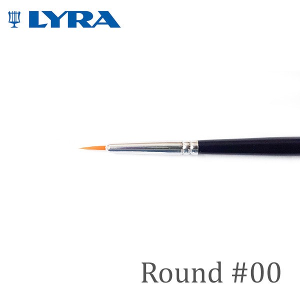 

Kulu Lyra Taklon Art Brush Round No. 00 / Kuas Lukis Lyra No. 00