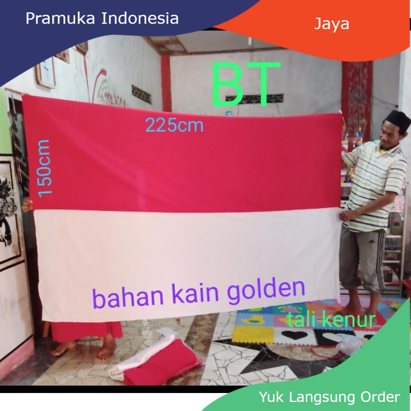 Ready Bendera merah putih Besar tebal Semarang Jawa Tengah