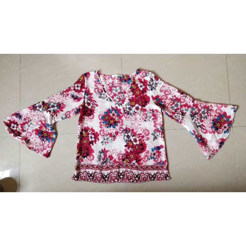 BLOUSE VIOLET+CLAIRE (size : M-L)