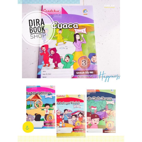 Semester 2 LKS CENDEKIA kelas 3 Tema 5/6/7/8 revisi 2023