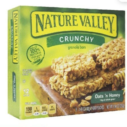 

Nature Valley Granole Bar Oats in Honey 253gr - 12 Bars