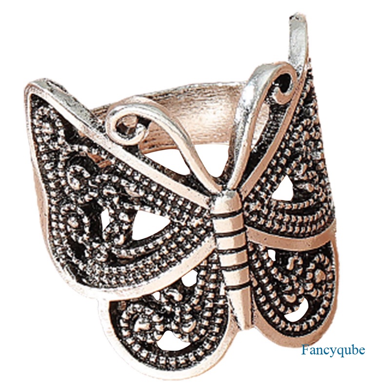 Cincin Vintage Butterfly Cincin Lucu Binatang Serangga Untuk Wanita