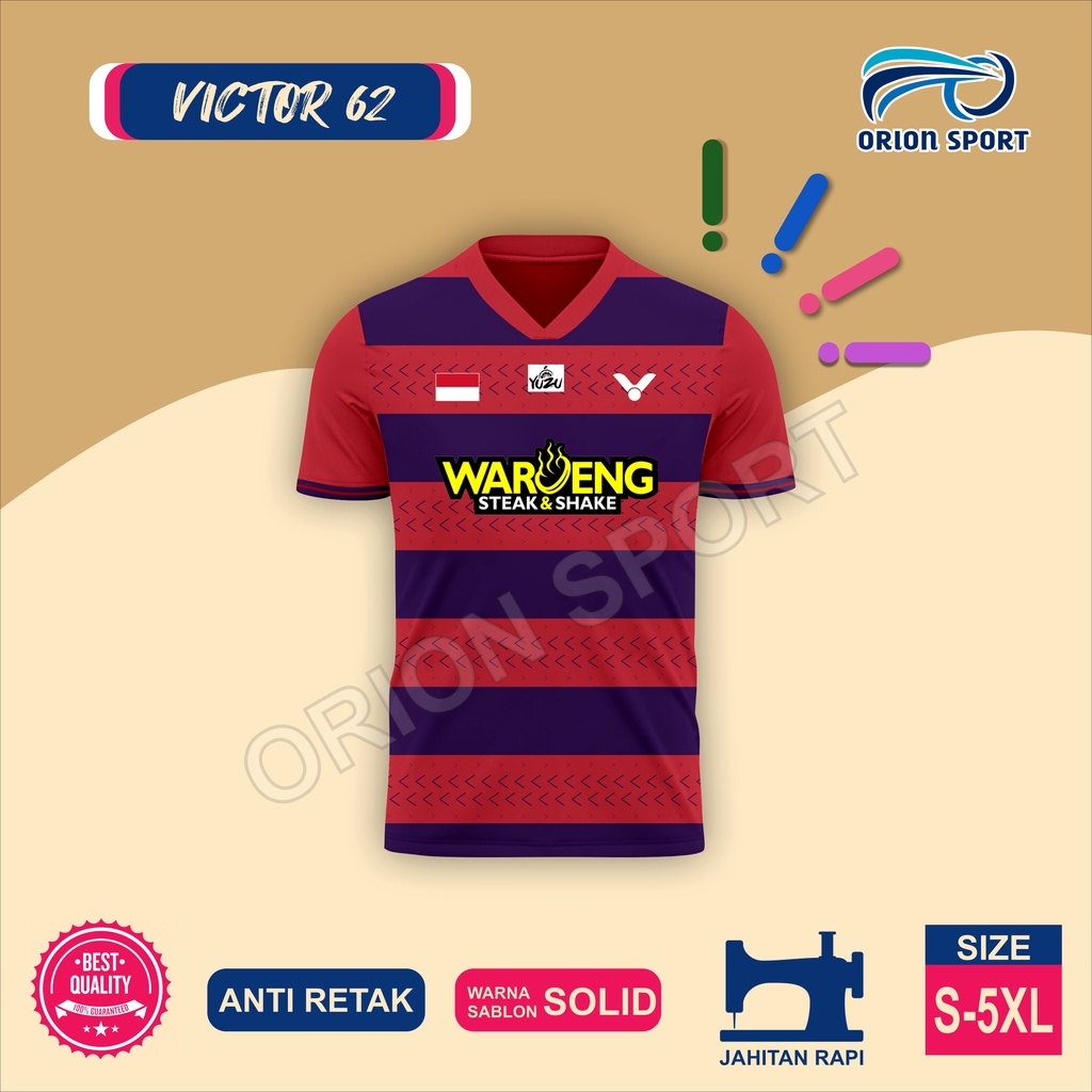 Jersey Badminton Victor Ahsan/Hendra di World Tour Final 2022 Full Print