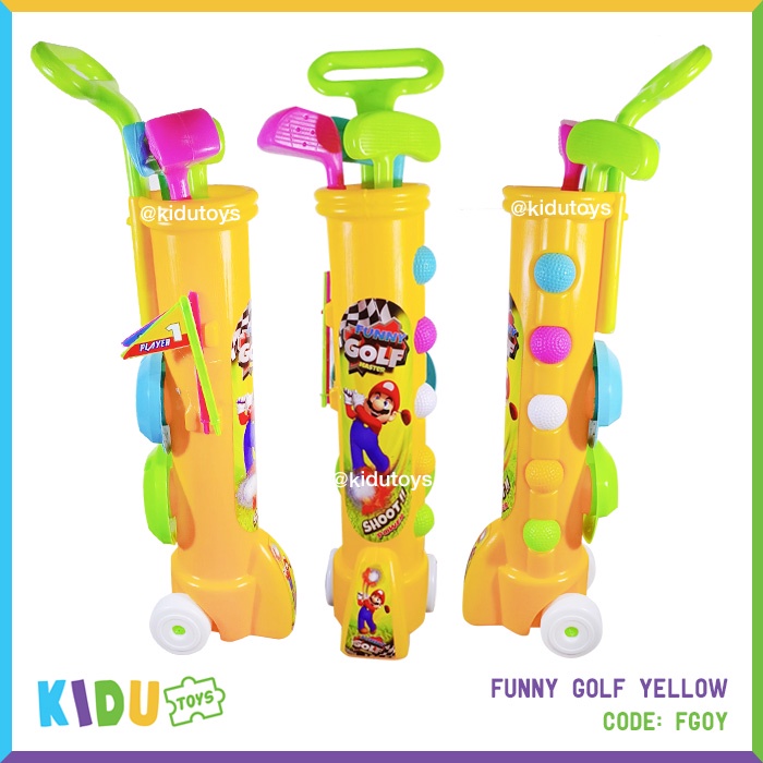 Mainan Edukasi Anak Golf OlahRaga Funny Golf Kidu Toys