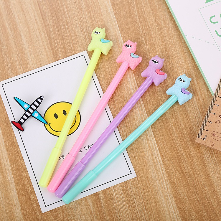 4pcs Pena Pen Pulpen Gel Set Tinta Cair Alpaca OSM-ST0169