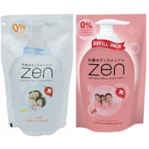 ✿ELYSABETHME✿ Zen antibacterial body wash cair 450ml refill isi ulang lebih hemat anti kuman virus bakteri cocok untuk kulit sensitif alergy