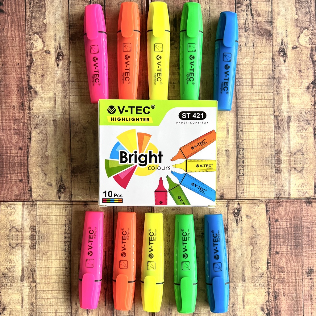 Highlighter Vtec Bright Colours ST 421 - Vtec ST 421 5Colours