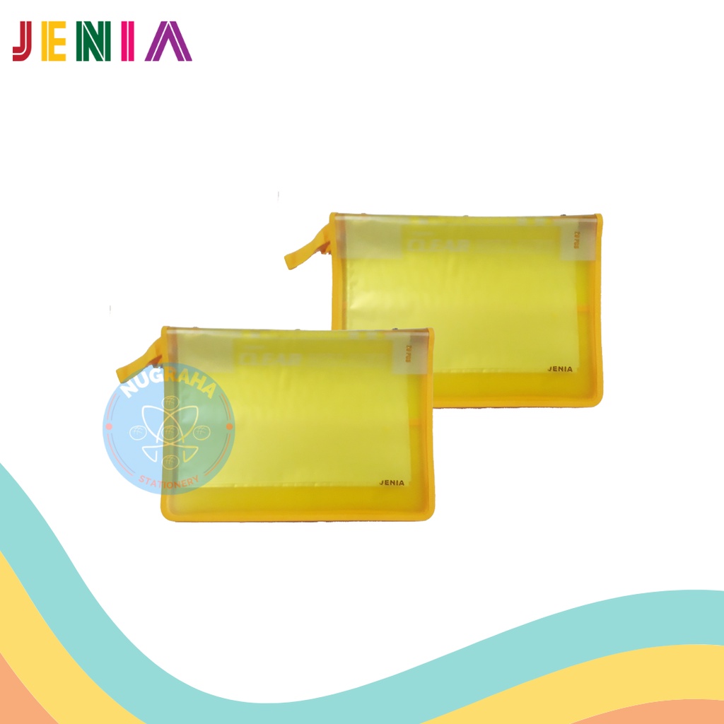 

OBRAL…!!! ZIPPER CLEAR HOLDER JENIA F4-20 (1 PCS)