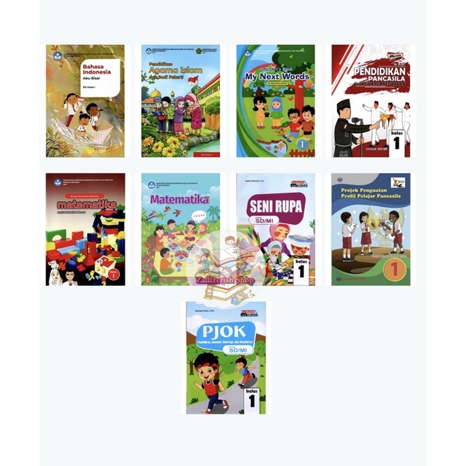 Jual Buku Paket Kelas 1 Sd Kurikulum Merdeka Penggerak 2021 Diknas Shopee Indonesia 7654