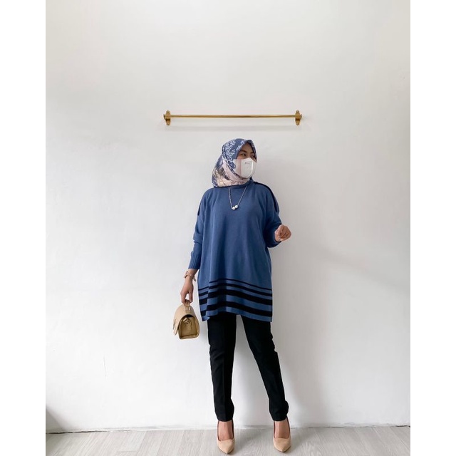 KEILA TOP | BLOUSE KNIT OUTER CARDIGAN PREMIUM
