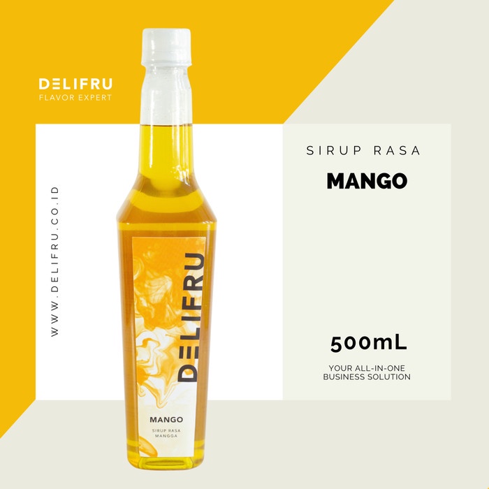 

DELIFRU SYRUP MANGO - SIRUP MANGGA 500 ML
