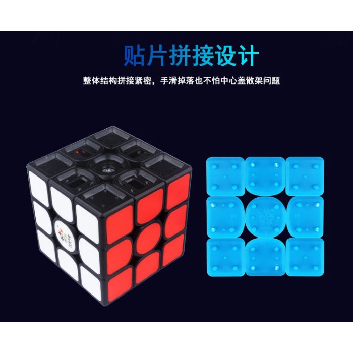 Rubik 3x3 Yuxin Kylin V2 M V2M Magnetic Black