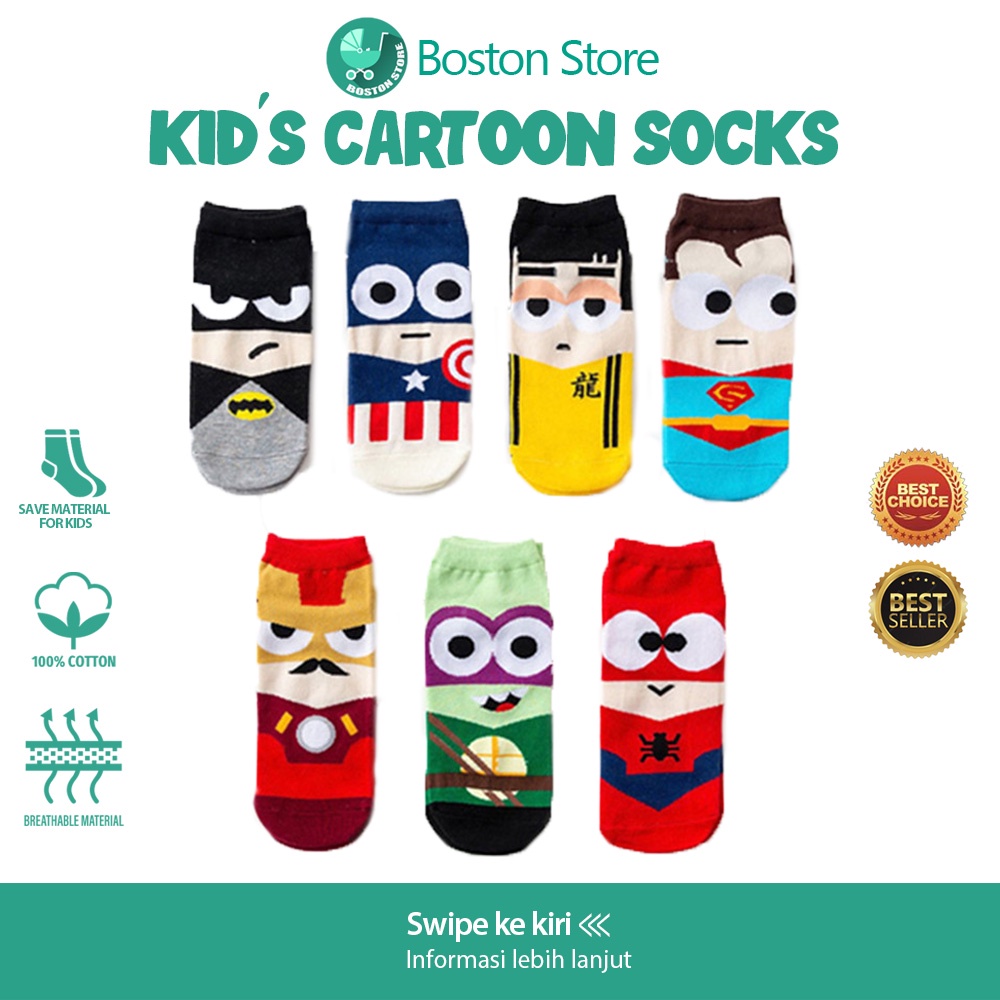 Bostonstore Kaos Kaki Anak Motif / Kaos kaki soccks laki2 superman kartun hero spiderman kaos / Kaos Kaki Anak Laki-Laki / Kaos Kaki Anak Sd / Kaos Kaki Anak Tk / Kaos Kaki Anak Anti Slip / Kaos Kaki Karakter Anak / Kaos Kaki Motif / Kaos Kaki Gambar Lucu