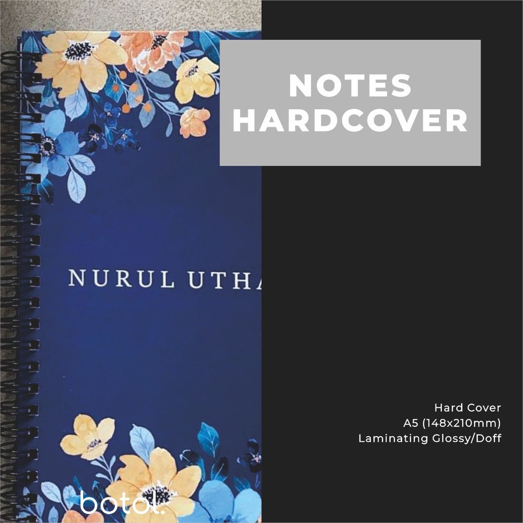 

Notes Hardcover A5 Spiral - HVS Polos