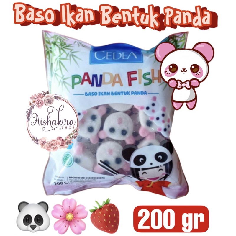 CEDEA Baso Ikan Bentuk Panda | CEDEA Panda FISH