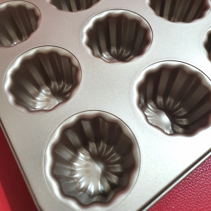 9cups canele bake pan / loyang cannele 9 lubang / caneles baking pan