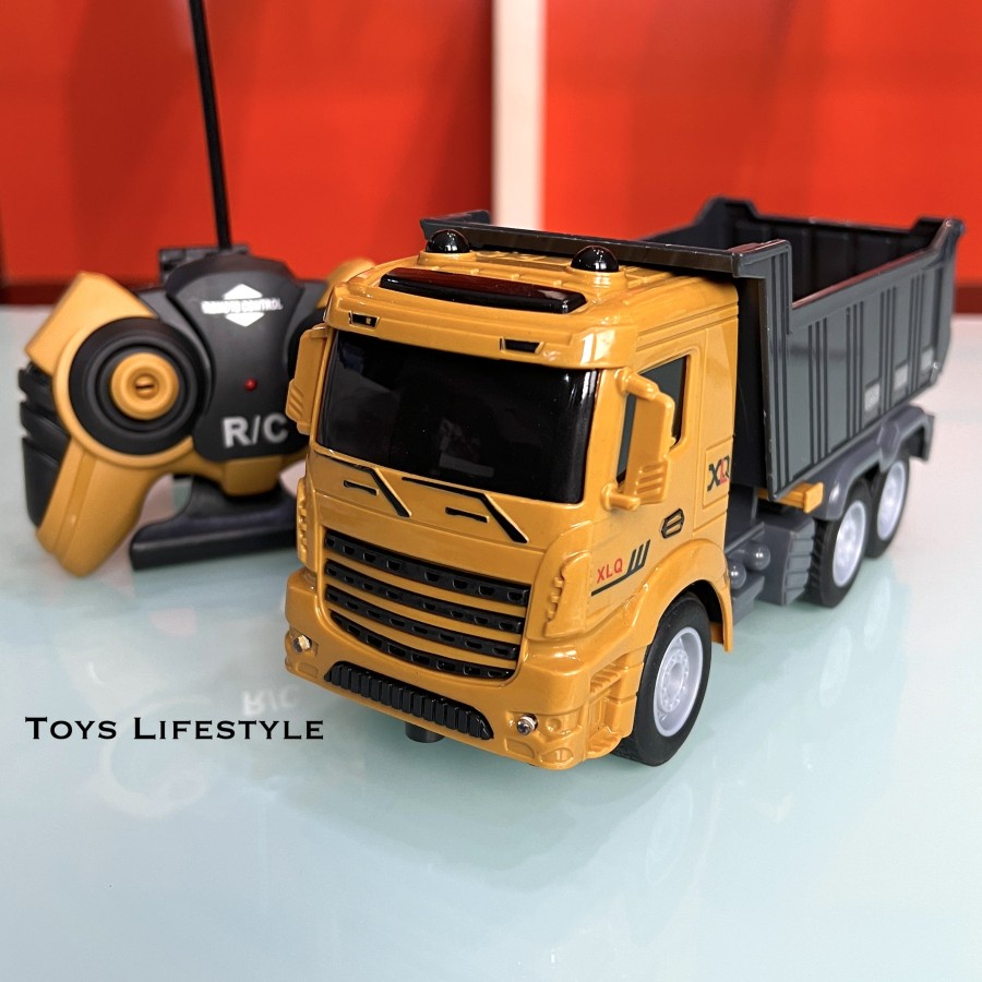 Mainan Anak Mobil Truk Remote Control Dump Truck